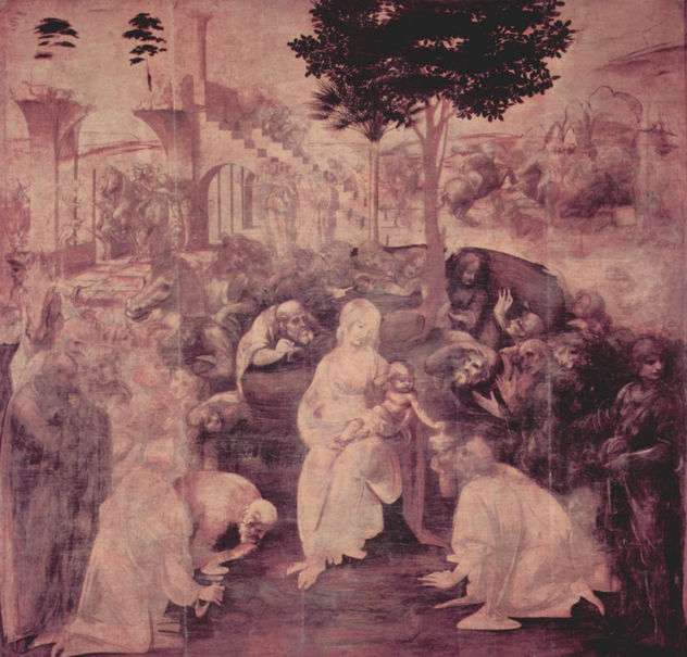 Adoración de los tres Reyes Magos