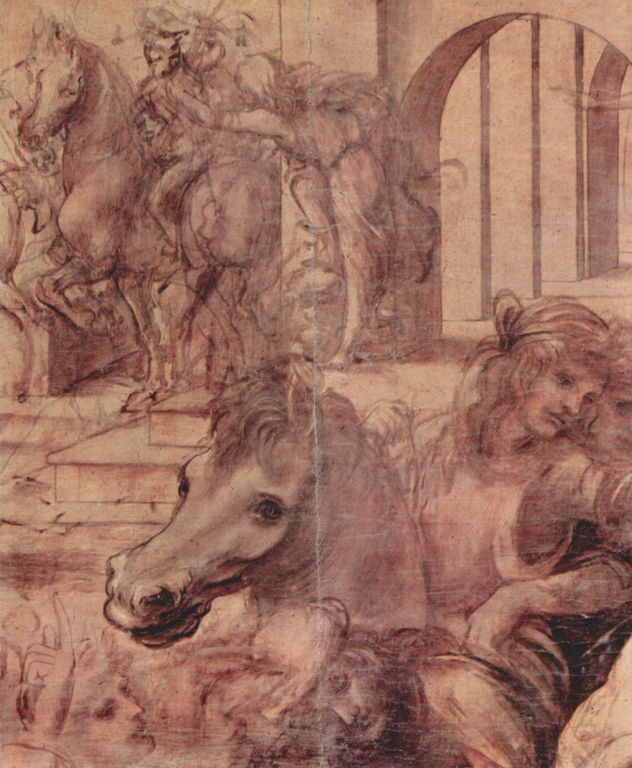 Adoration of the Three Wise Men, detail