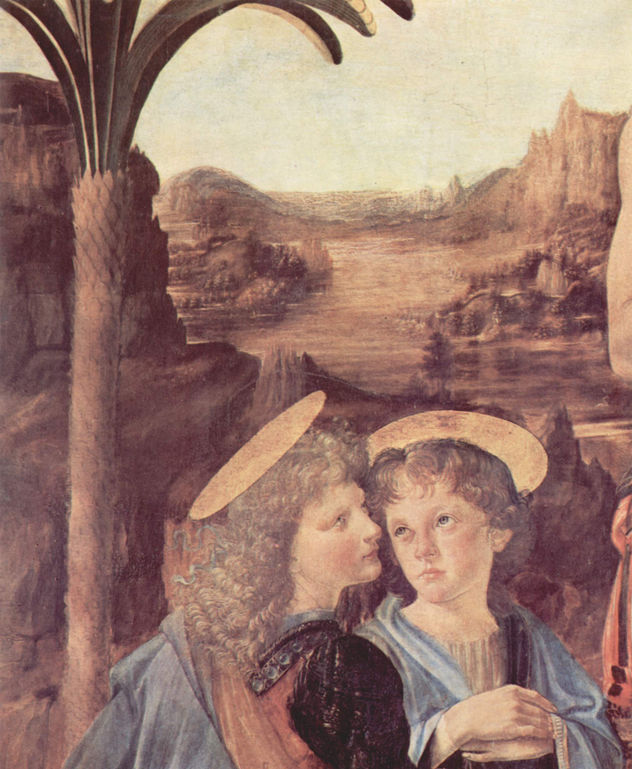 Baptism of Christ, detail