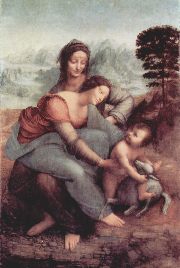 Santa Ana selbdritt, escena