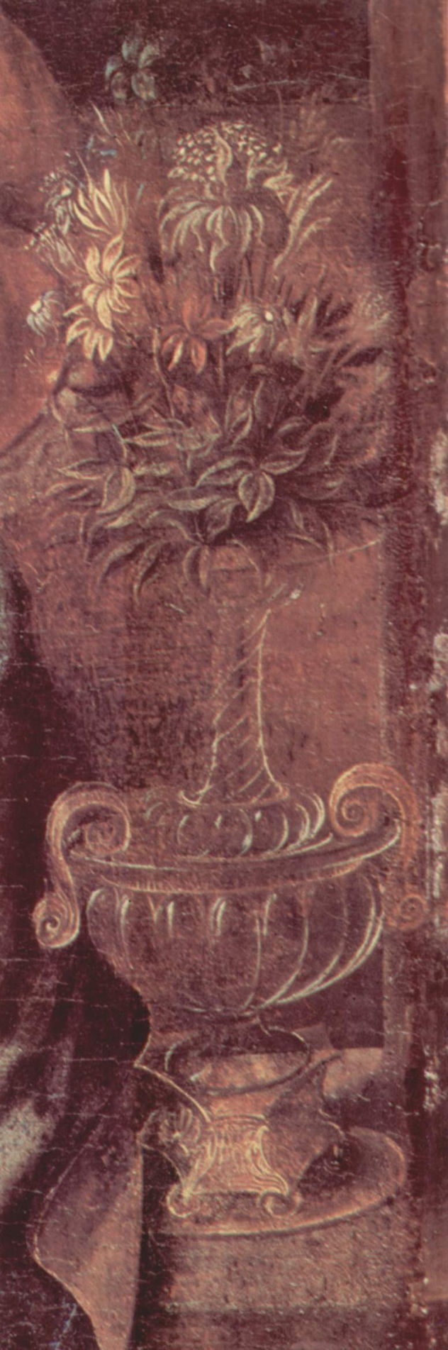 Madonna del clavel, detalle