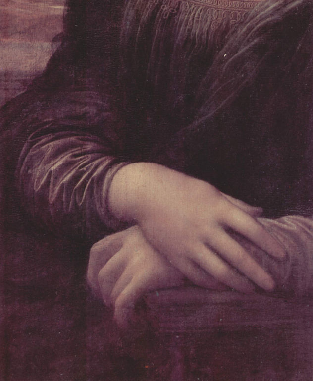 Mona Lisa, La Gioconda, detalle