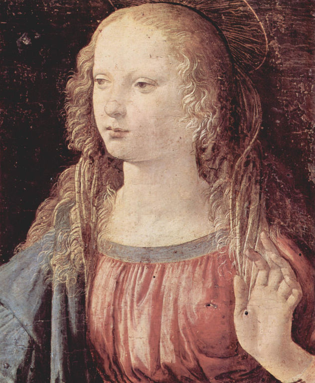 Anunciación a María, detalle