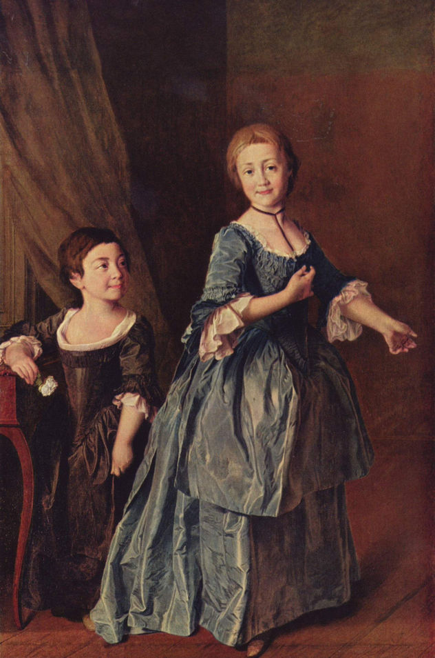 Retrato de las princesas Davydova y Rzevskaja