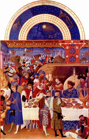 Très Riches Heures du Duc Jean de Berry (Libro de horas del duque de Berry), escena 