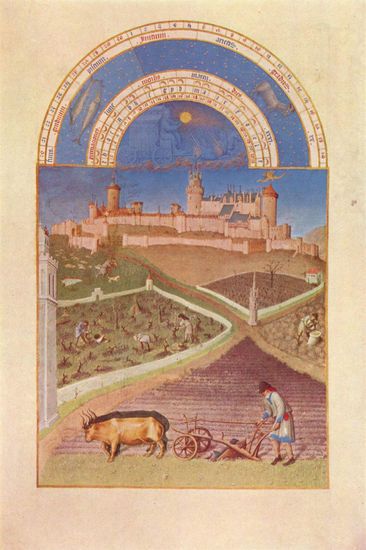 Très Riches Heures du Duc Jean de Berry (Libro de horas del duque de Berry), escena 