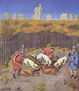 Très Riches Heures du Duc Jean de Berry (Libro de horas del duque de Berry), escena