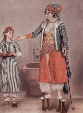 Turkish Lady with Maid