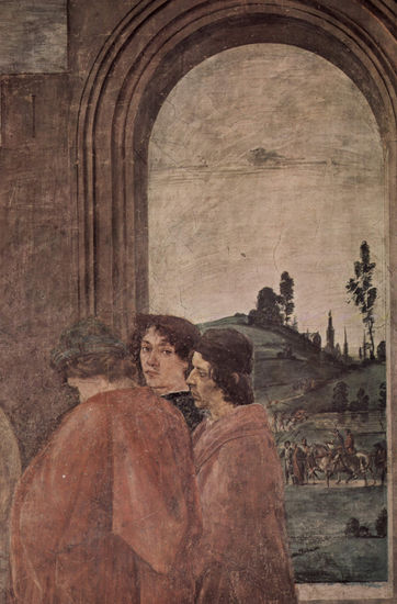 Cycle of frescoes in the Brancacci Chapel in Santa Maria del Carmine in Florence, scene 