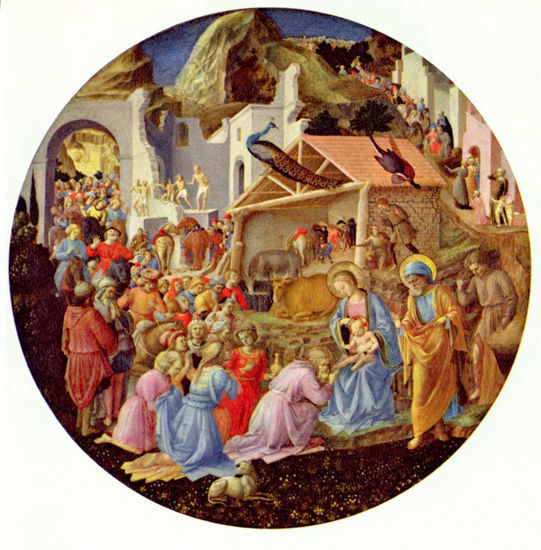 Adoration of the Magi, tondo 