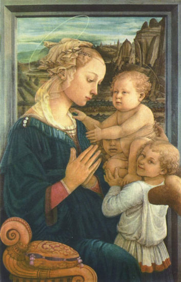 Madonna con dos ángeles 