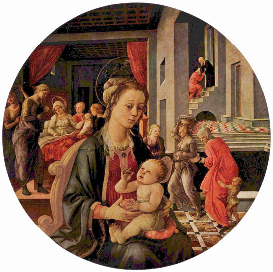 Mary with the Child, tondo 