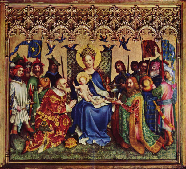 Three Kings Altarpiece, Central Panel 