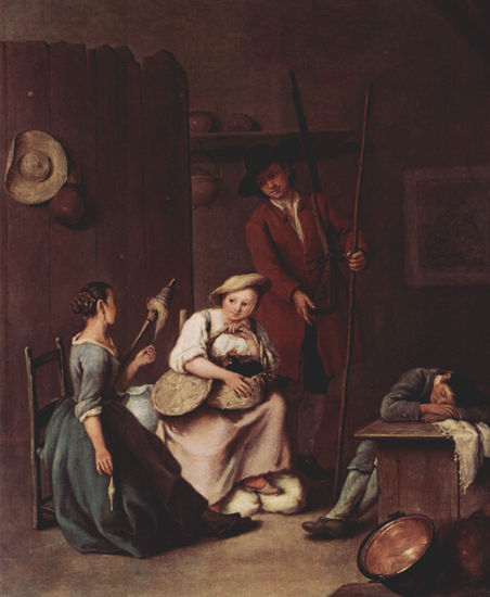 The Hunter and the Peasant Women 