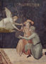 Frescos del ciclo "Allegorías del buen y del mal gobierno" en la sala del consejo de los Nueve, Palazzo Pubblico en Siena, escena
