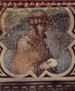 Frescos del ciclo "Allegorías del buen y del mal gobierno" en la sala del consejo de los Nueve, Palazzo Pubblico en Siena, escena