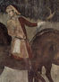 Cycle of frescoes "Allegories of Good and Bad Government" in the Council Room of the Nine, Palazzo Pubblico in Siena, scene