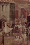 Frescos of the cycle "Allegories of Good and Bad Government" in the Council Room of the Nine, Palazzo Pubblico in Siena, scene.
