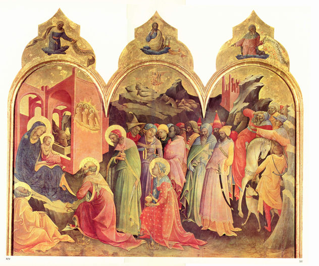 Altartafel de la iglesia Sant' Egidio en Florencia, escena