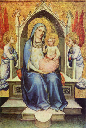 Thronende Madonna