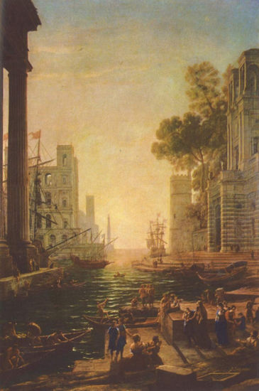 Embarkation of St. Paula at Ostia 