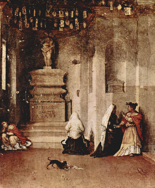 Altar of Saint Lucy, Predella
