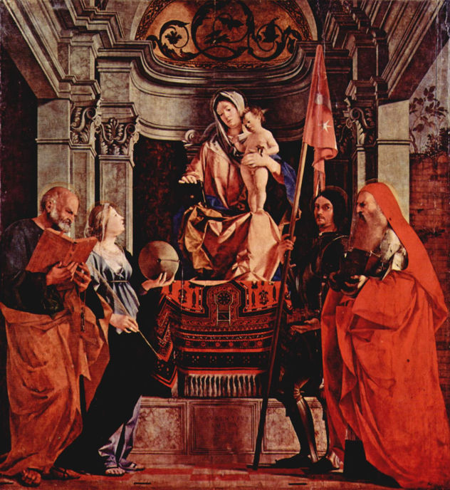 Altar de Santa Cristina al Tiverone, tabla principal