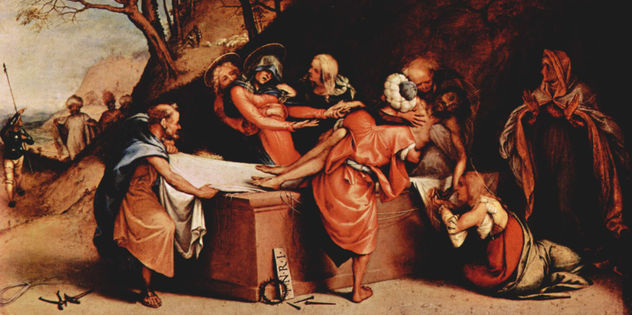 Altarpolíptico de San Bartolomeo en Bérgamo, tabla de predela