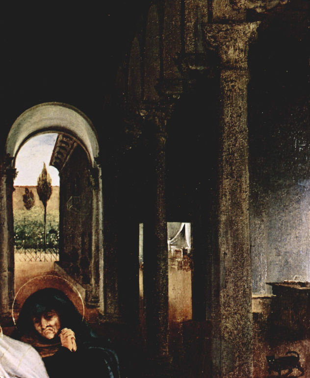 Christi Abschied von Maria, Detail