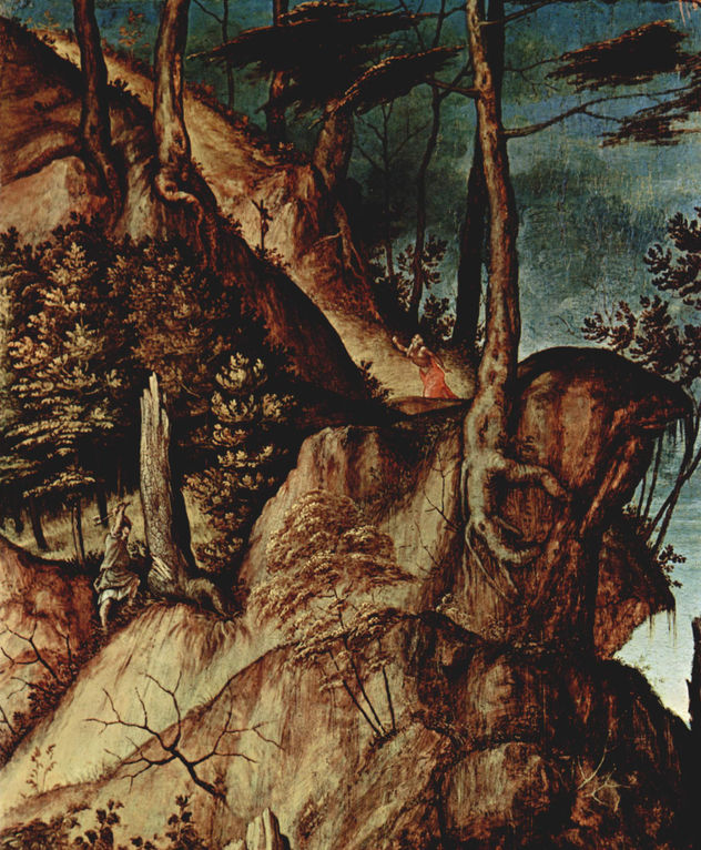 Hl. Jerónimo en el desierto, detalle