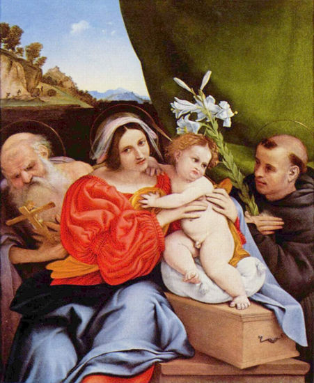 Madonna con San Jerónimo y San Antonio de Padua 