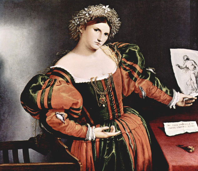 Portrait of a Venetian Woman as Lucrezia 