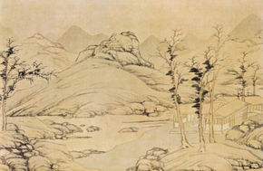 Paisaje fluvial en...