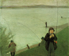 Angler on the Rhine