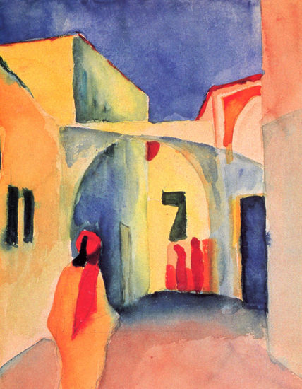 Mirada en un callejón