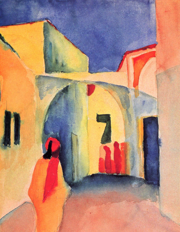 Mirada en un callejón