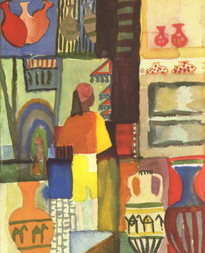 Merchant with Jars