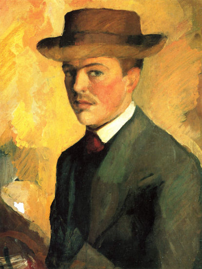 Autorretrato con sombrero 