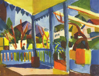 Terraza de la casa...