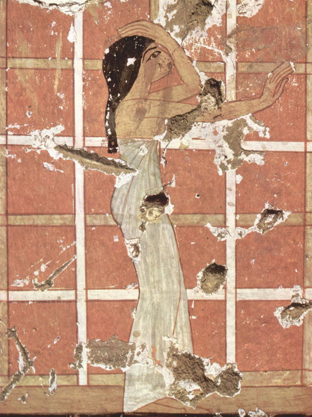 Cámara funeraria de los escultores Nebamun e Ipuki, escena