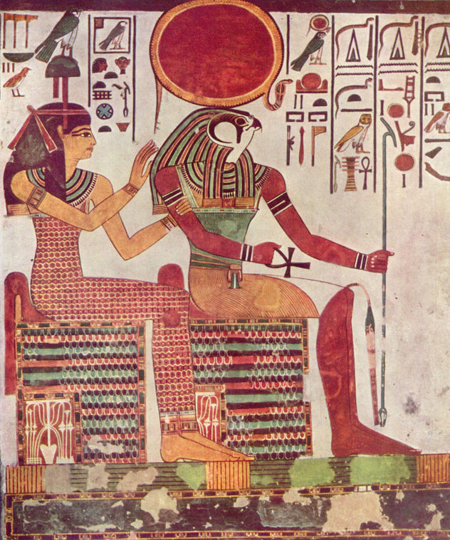 Cámara funeraria de Nefertari, esposa de Ramsés II, escena