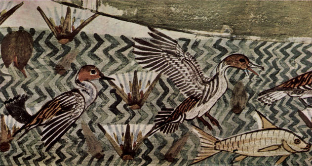 Cámara funeraria de Menna, escriba de campo del rey, escena