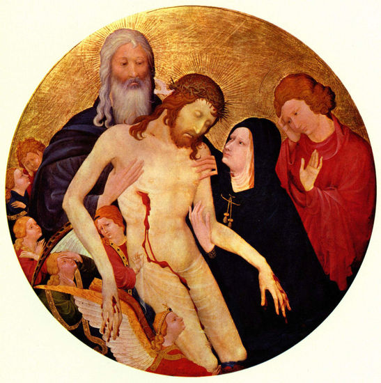 Pietà (La gran Pietà redonda), Tondo 