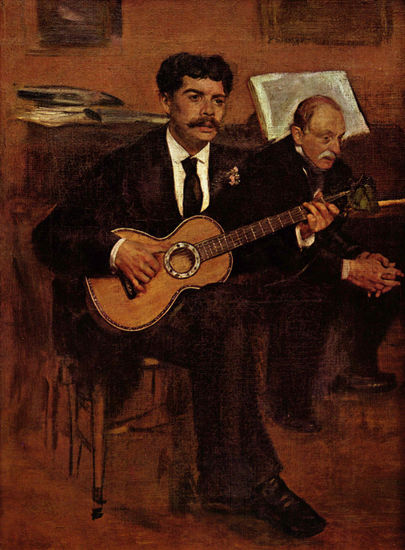 The Guitarist Pagans and Monsieur Degas 