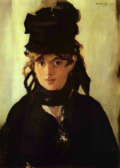 Retrato de Berthe Morisot con el ramo de violetas 