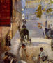 Trabajador de la calle, Rue de Bernes, Detalle