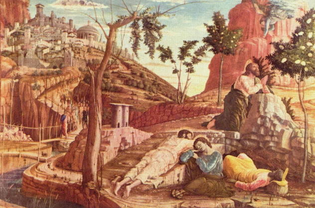 Altarpiece of San Zeno in Verona, triptych, left predella panel.