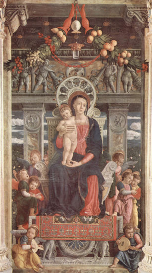 Altarpiece of San Zeno in Verona, triptych, central panel 