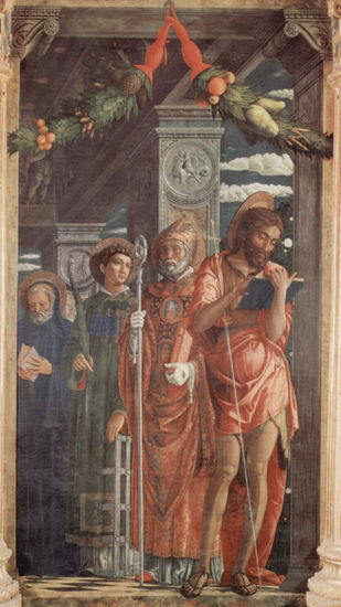 Altarpiece of San Zeno in Verona, triptych, right panel 