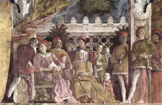 Ciclo de frescos en la Camera degli Sposi en el Palacio Ducal de Mantua, escena
